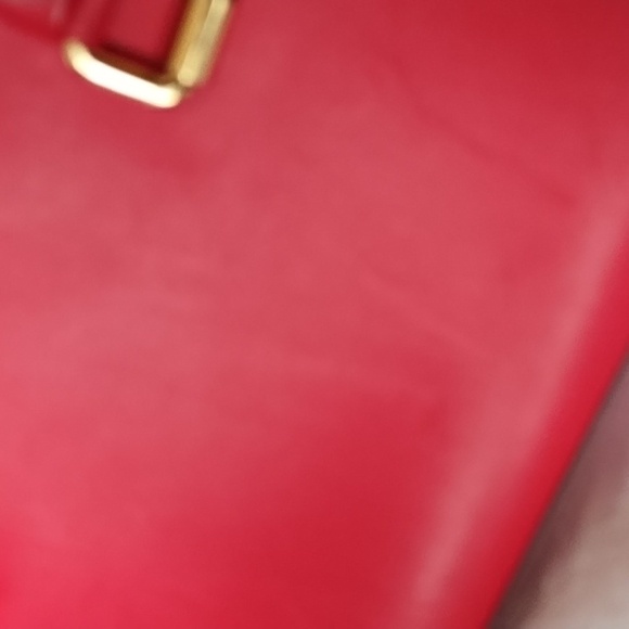 DOLCE & GABBANA RED LEATHER MINI TOTE WITH MIRROR - Picture 15 of 15